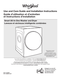 Mode d’emploi Whirlpool YWFC8090GX Lave-linge séchant