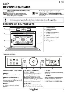 Manual de uso Whirlpool AMW 9604/IX Microondas