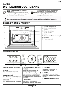 Mode d’emploi Whirlpool AMW 9604/IX Micro-onde