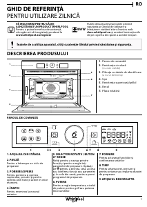 Manual Whirlpool AMW 9605/IX Cuptor cu microunde