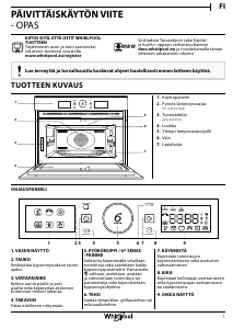 Käyttöohje Whirlpool AMW 9605/IX Mikroaaltouuni