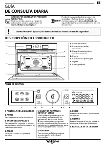 Manual de uso Whirlpool AMW 9605/IX Microondas