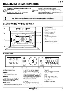 Bruksanvisning Whirlpool AMW 9607/IX Mikrovågsugn