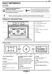 Bruksanvisning Whirlpool AMW 9615/IX UK Mikrovågsugn