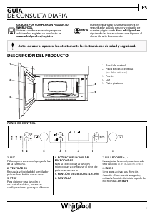 Manual de uso Whirlpool AVM 970/IX Microondas