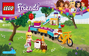 Mode d’emploi Lego set 41111 Friends Le train des animaux