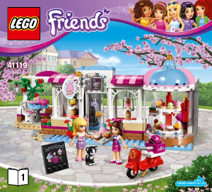 Instrukcja Lego set 41119 Friends Cukiernia w Heartlake