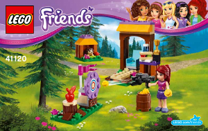 Manual de uso Lego set 41120 Friends Campamento de aventura – tiro con arco