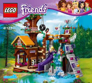 Mode d’emploi Lego set 41122 Friends La cabane de la base d'aventure