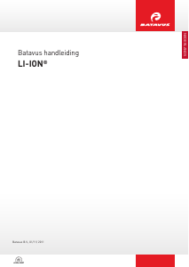 Handleiding Batavus LI-ION Technology Elektrische fiets