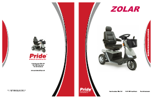 Handleiding Pride Zolar Scootmobiel