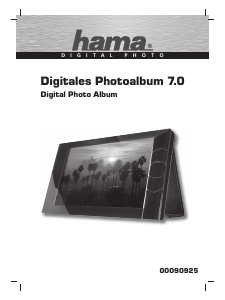 Handleiding Hama 00090925 Digitale fotolijst