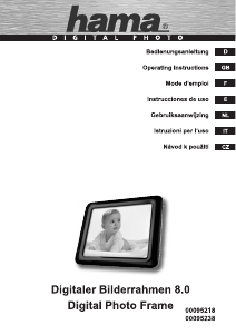Manual de uso Hama 00095218 Slimline Marco digital