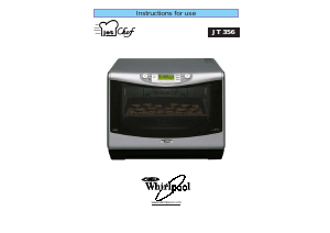 Manual Whirlpool JT 356 ALU Microwave