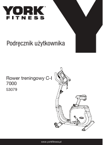 Instrukcja York Fitness C-I 7000 Rower treningowy