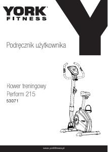 Instrukcja York Fitness C215 Perform Rower treningowy