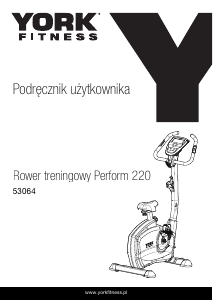 Instrukcja York Fitness C220 Perform Rower treningowy