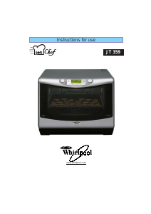 Manual Whirlpool JT 359 BL Microwave