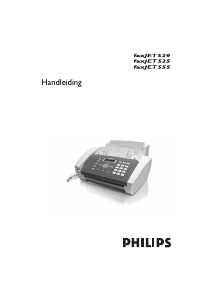 Handleiding Philips IPF555 Faxjet 555 Faxapparaat