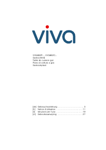 Handleiding Viva VVG6B2C50 Kookplaat