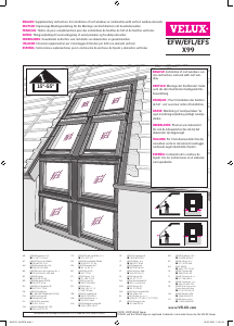 Handleiding Velux EFL X99 Dakraam