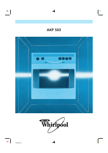 Manual Whirlpool AKP 503/IX/02 Oven