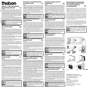 Instrukcja Theben RAMSES 709 Termostat