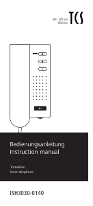 Bedienungsanleitung TCS ISH3030 Türsprechanlage