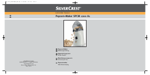 Manuale SilverCrest SPCM 1200 A1 Macchina per popcorn