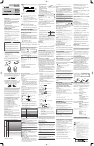 Manual de uso Sharp EL-W535 Calculadora