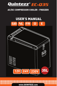 Handleiding Quintezz EC-Q35 Koelbox