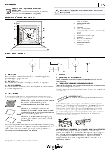 Manual de uso Whirlpool AKP9 785 IX Horno