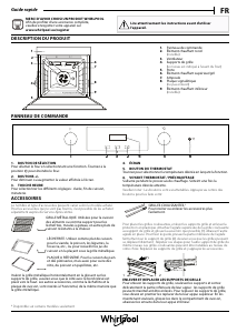 Mode d’emploi Whirlpool AKP9 786 NB Four