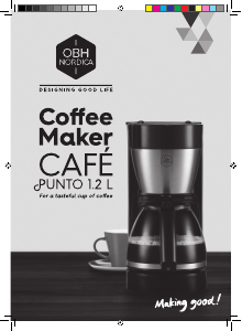 Manual OBH Nordica 2318 Cafe Punto Coffee Machine