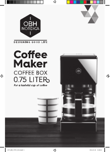 Bruksanvisning OBH Nordica 2373 Box Kaffebryggare