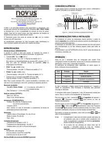 Manual Novus N321 Termostato