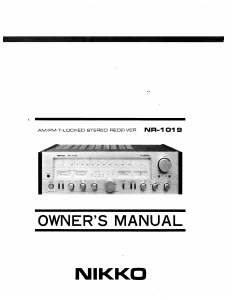 Manual Nikko NR-1019 Receiver