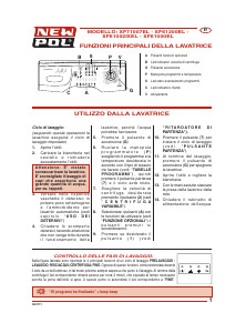 Manual de uso New Pol XF61000EL Lavadora