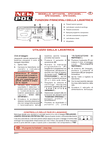 Manual de uso New Pol XF61200EL Lavadora