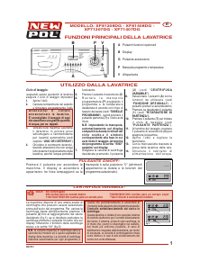 Manual New Pol XF81208DG Máquina de lavar roupa