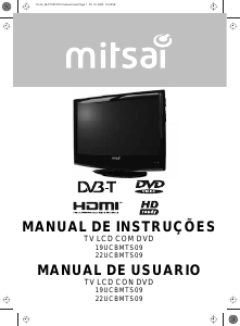 Manual Mitsai 19UCBMTS09 Televisor LCD