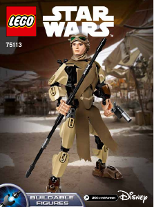 كتيب ليغو set 75113 Star Wars Rey