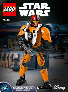 Bruksanvisning Lego set 75115 Star Wars Poe Dameron