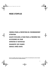 Mode d’emploi Whirlpool AKZ 204/WH Four