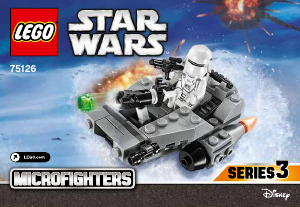 Brugsanvisning Lego set 75126 Star Wars First order snowspeeder