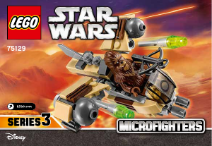Manual de uso Lego set 75129 Star Wars Wookiee gun ship
