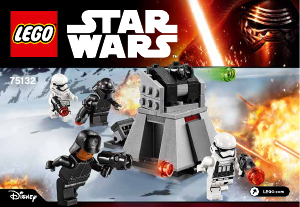 Bruksanvisning Lego set 75132 Star Wars First Orders stridspakke