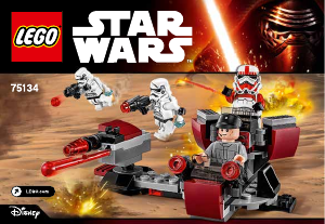 Manual Lego set 75134 Star Wars Galactic empire battle pack