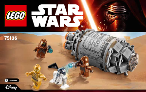 Brugsanvisning Lego set 75136 Star Wars Droid escape pod