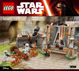 Handleiding Lego set 75139 Star Wars Slag op Takodana